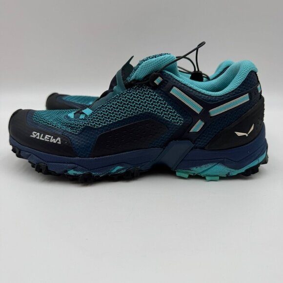 Salewa Ultra Train 2 Womens Hiking Trail Shoes Size 7 Capri/Poseidon Durable - Picture 4 of 10
